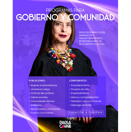 PROGRAMAS PARA GOBIERNO Y COMUNIDAD
